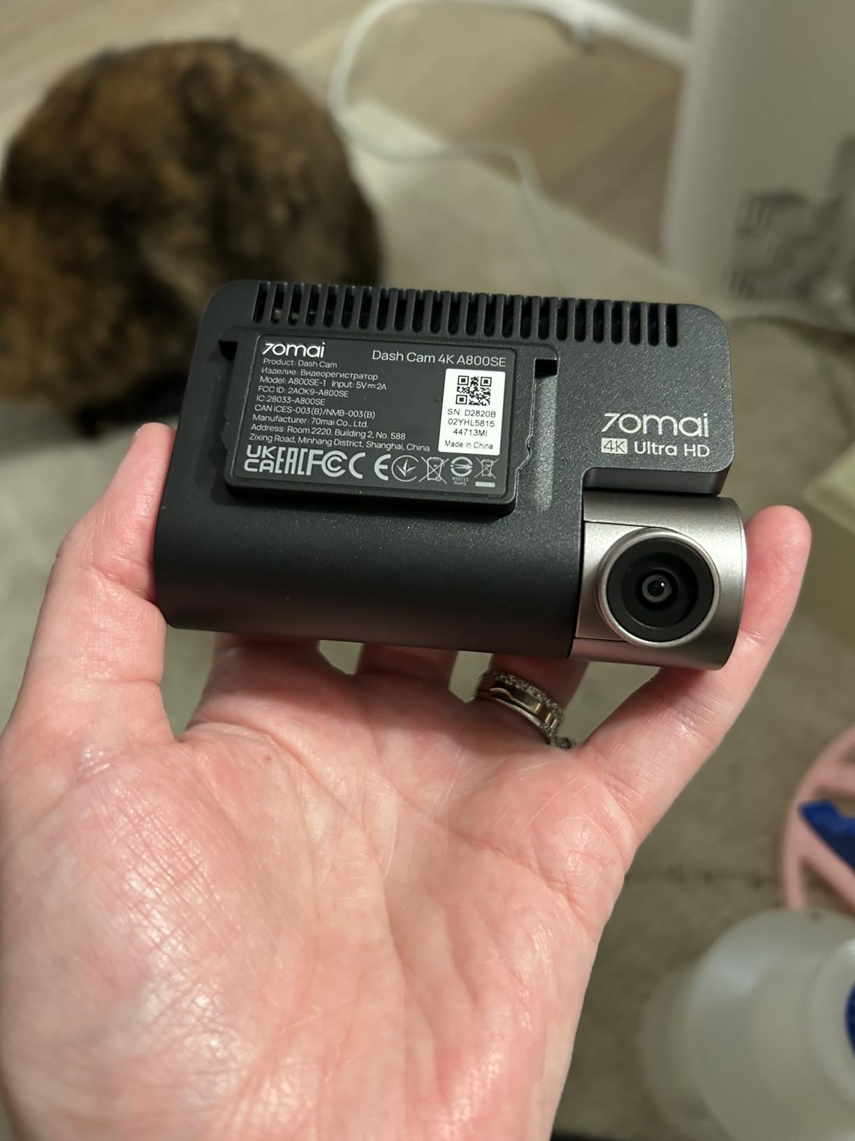 70mai app interface and dashcam connectivity
