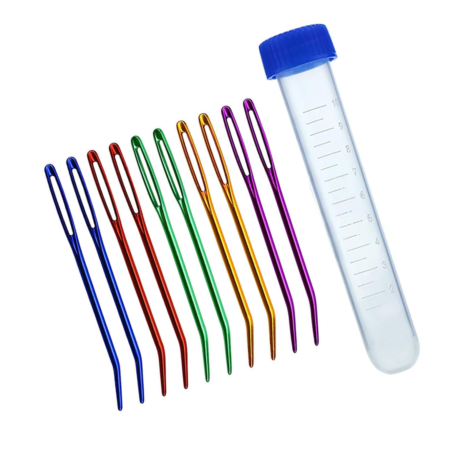 Kit per Cucire con Aghi Big Eyes, Filati per Imparare a Lavorare a Mano, Set di Metallo per rammendo, Lavoro a Maglia