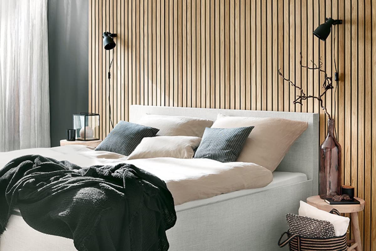 Grace Baltic, pannelli da parete 3D, effetto legno, rivestimento in polistirolo, per soggiorno, cucina, bagno, balcone, camera da letto, retro del bancone e teras (6 m2, 910-201)