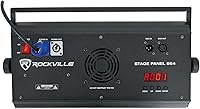 Vista 3 de Rockville Stage Panel 864 LED RGB Pro Stage Wash Light + Strobe + Matrix Combo