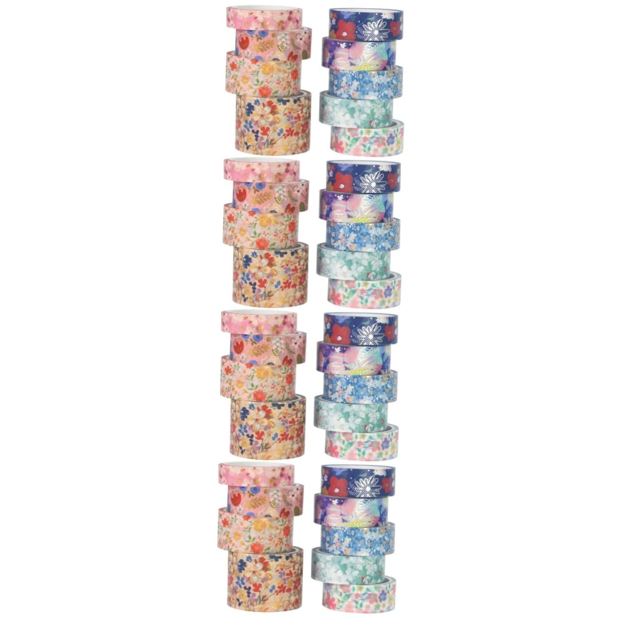 Tofficu 36rollen Washi Tape Mit Frischen Blumenmustern Dekorative Klebebänder Für -projekte Einfach Anzubringen Und Vielseitig Einsetzbar Für Scrapbooking Und Journaling