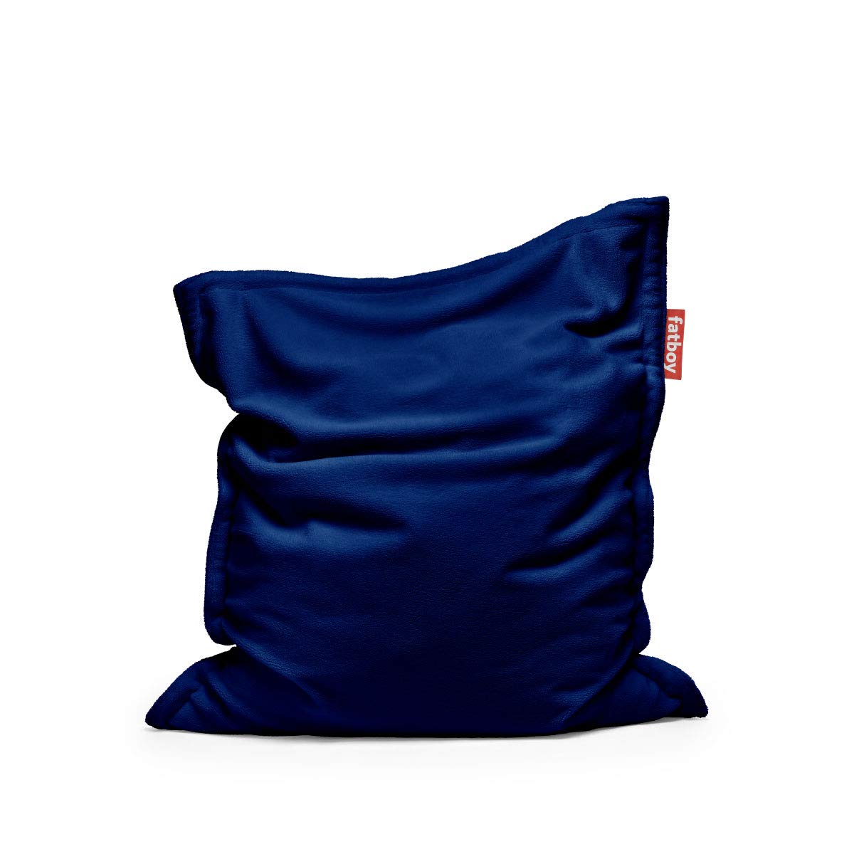 Fatboy® Original slim teddy bean bag, Comfortable, Super soft, Pilling resistant (Royal Blue)