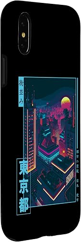 Miniatura 9 de Funda estética japonesa Vaporwave City Tokyo para iPhone 11 Pro Max