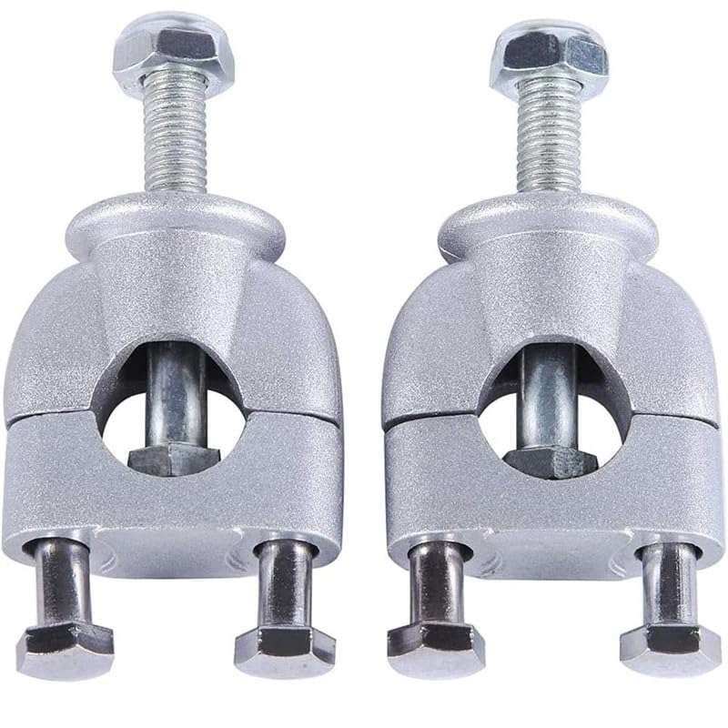 Pince de montage de guidon 22mm anti-vibration en alu CNC