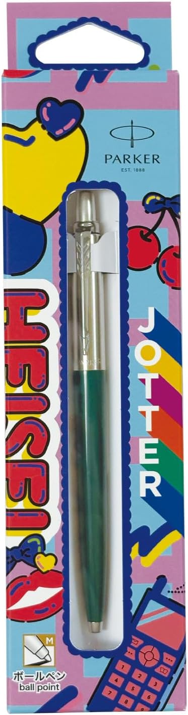 PARKER Ballpoint Pen Jotter Original SUS Forest Green CT BP HS Medium Point Oil Based Original Heisei Retro Package 2207159