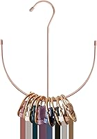 Vista 11 de ZEDODIER Perchas para cinturón, paquete de 2 organizadores de accesorios de armario plateados, organizador de armario para cinturón, corbatas