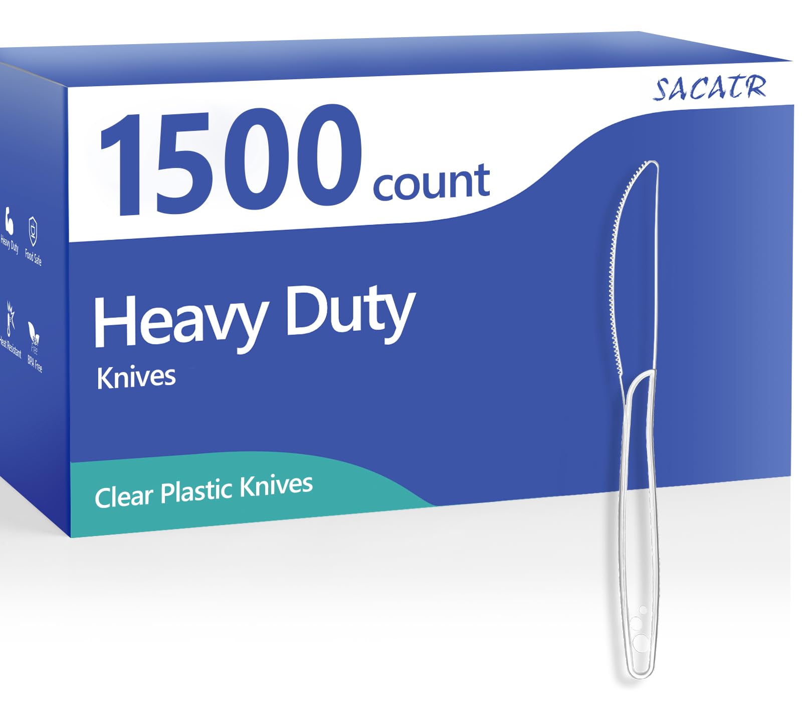 Heavy Duty Plastic Knives - 1000 Pack -11