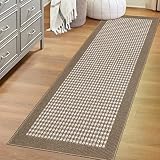 Ileading Laundry Room Runner Rug 2'x6' Non Slip Farmhouse Kitchen Floor Mats with Rubber Backing Mac