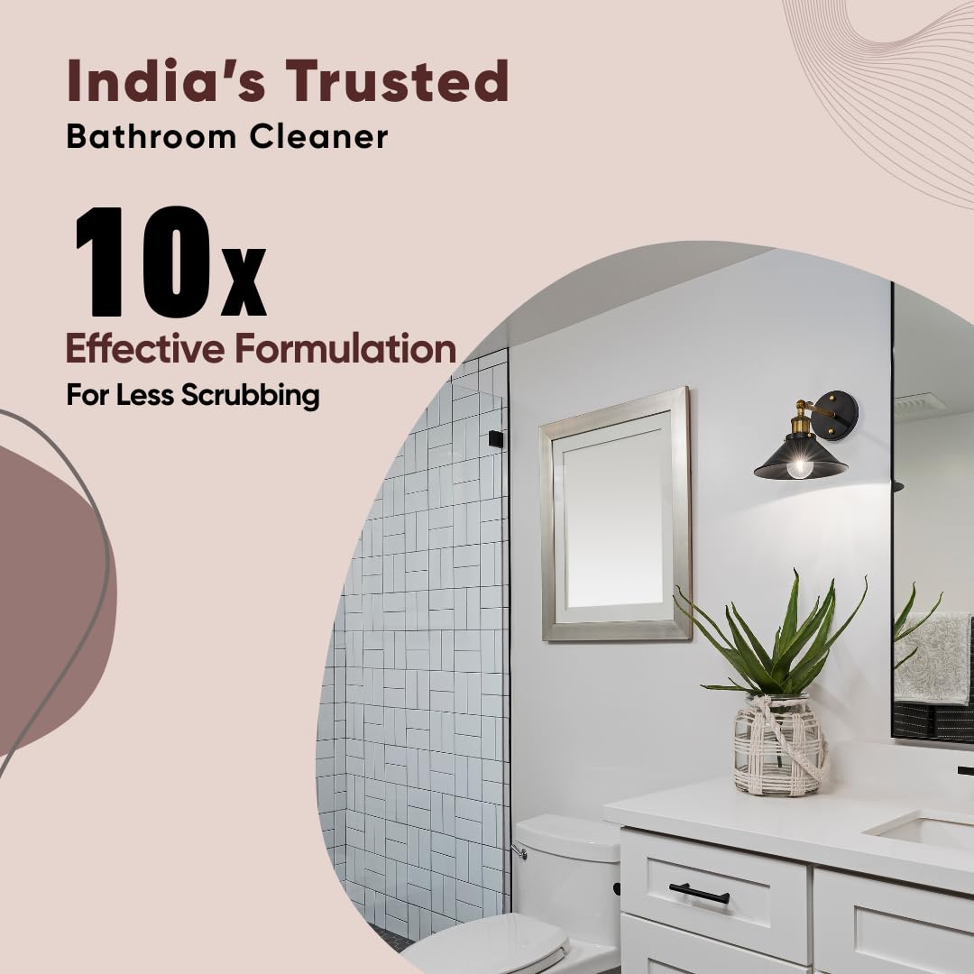 urban Wipe Bathroom Cleaner | Ecofriendly Tough Lime Scale Hard Water Stain Remover, Spray And Scrub Cleaning for Bathroom,Taps, Faucet, Washbasins, Showers & Floor Tiles Cleaner_(500Ml) 4