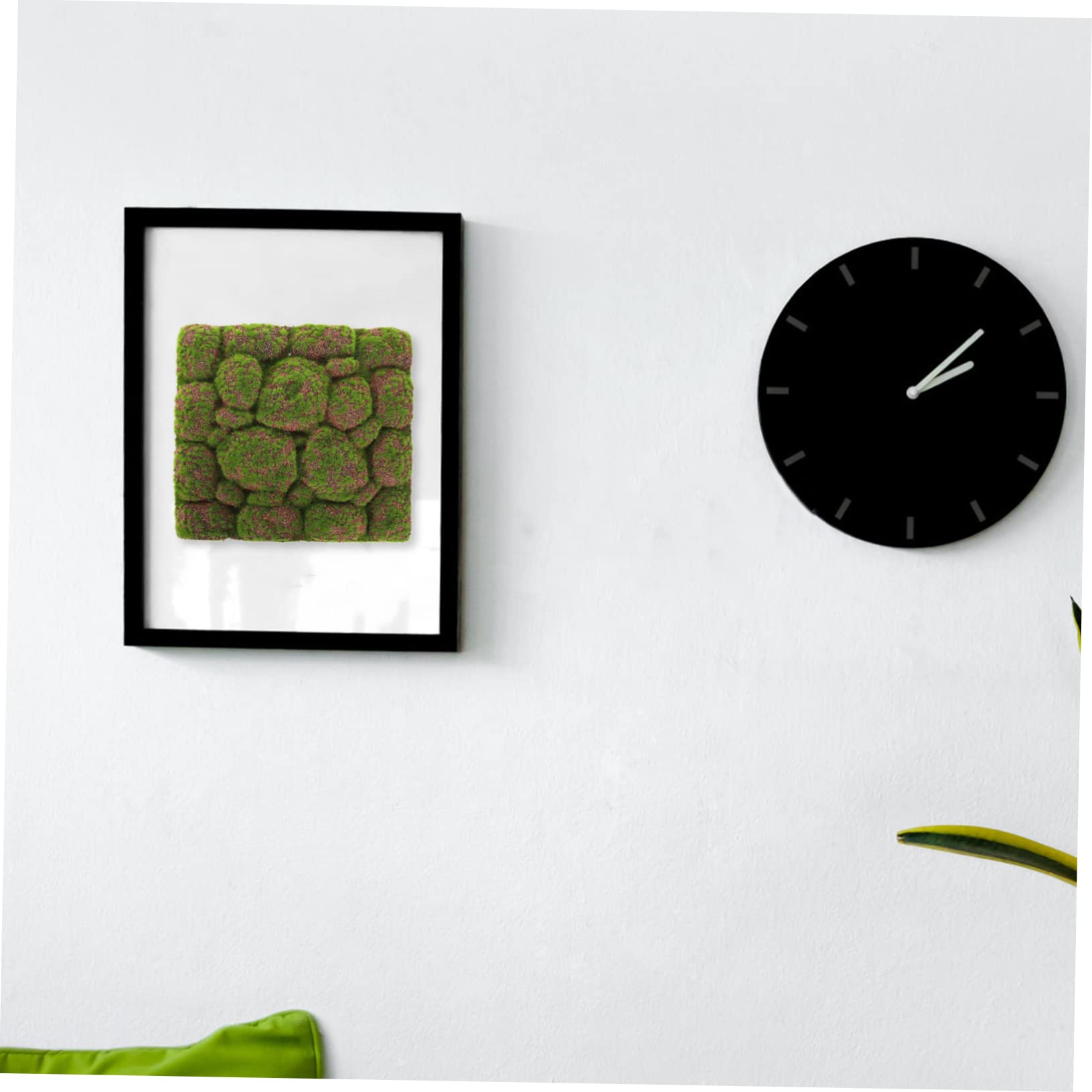 3 Stück Künstliche Mooswand Dekoration Flocken Moosplatte für DIY Wandgestaltung für Hochzeiten und Wohnräume Bringt Natürliche