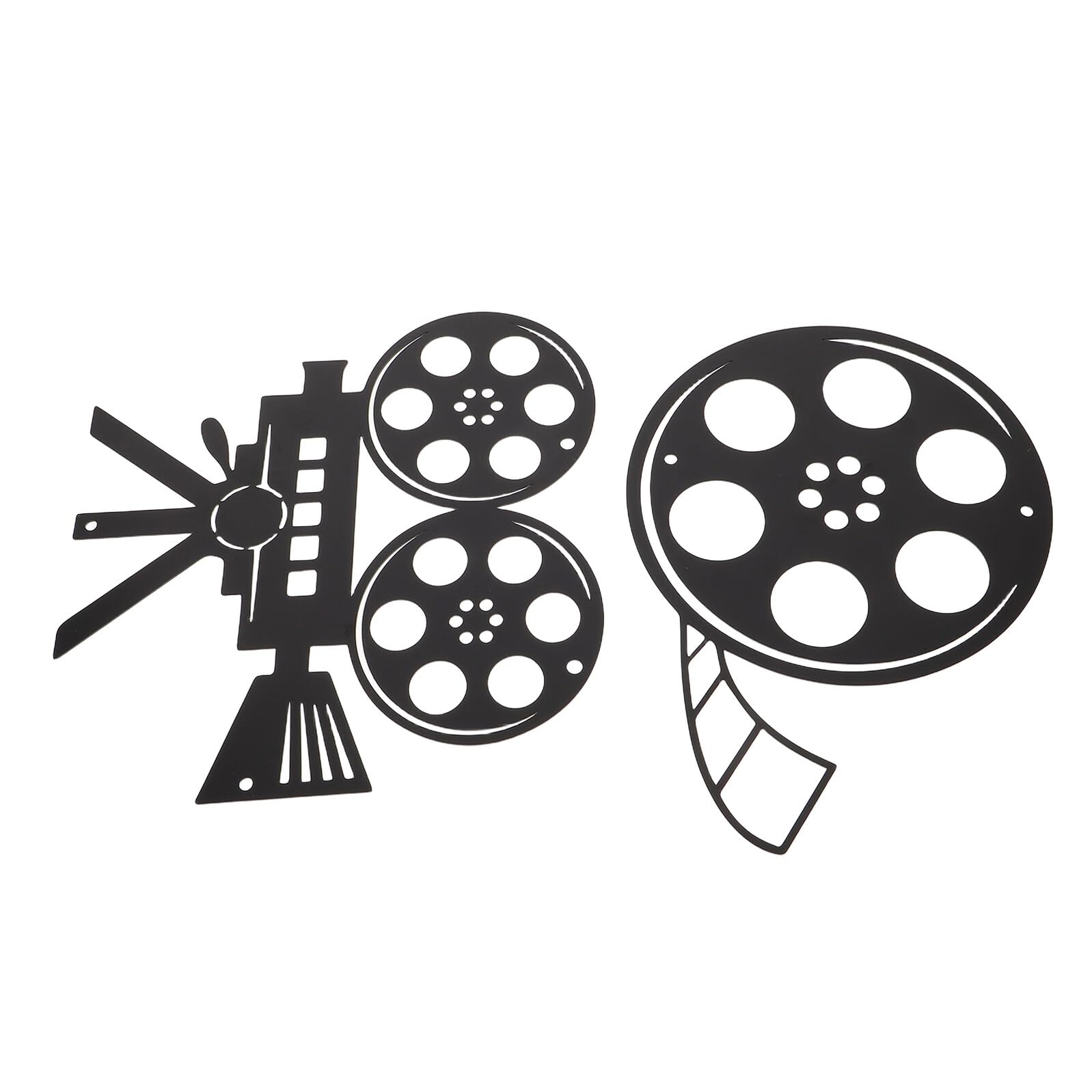 Suspension vintage cinéma et lot de décorations murales salon