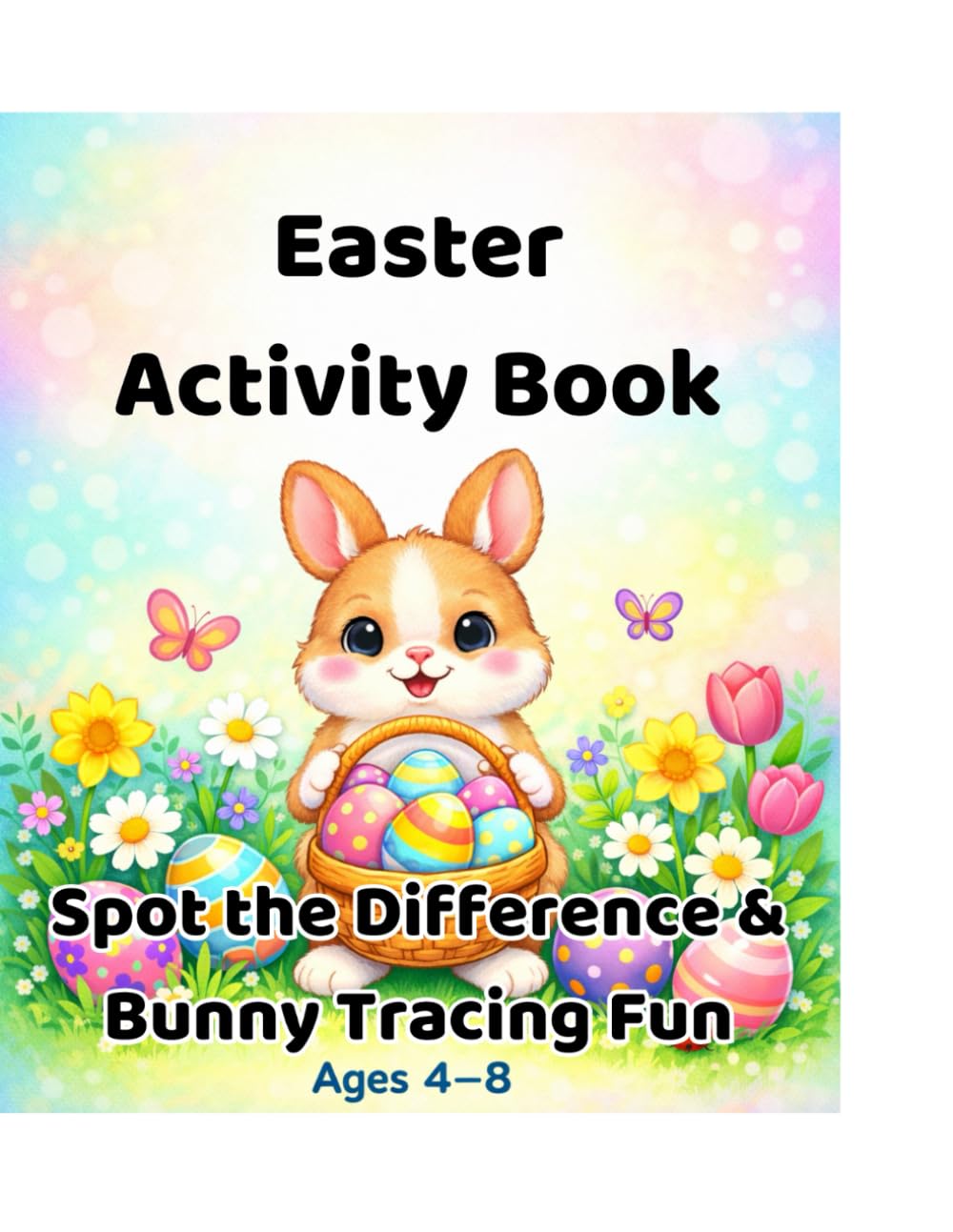 Easter Activity Book: Spot the Difference & Bunny Tracing Fun