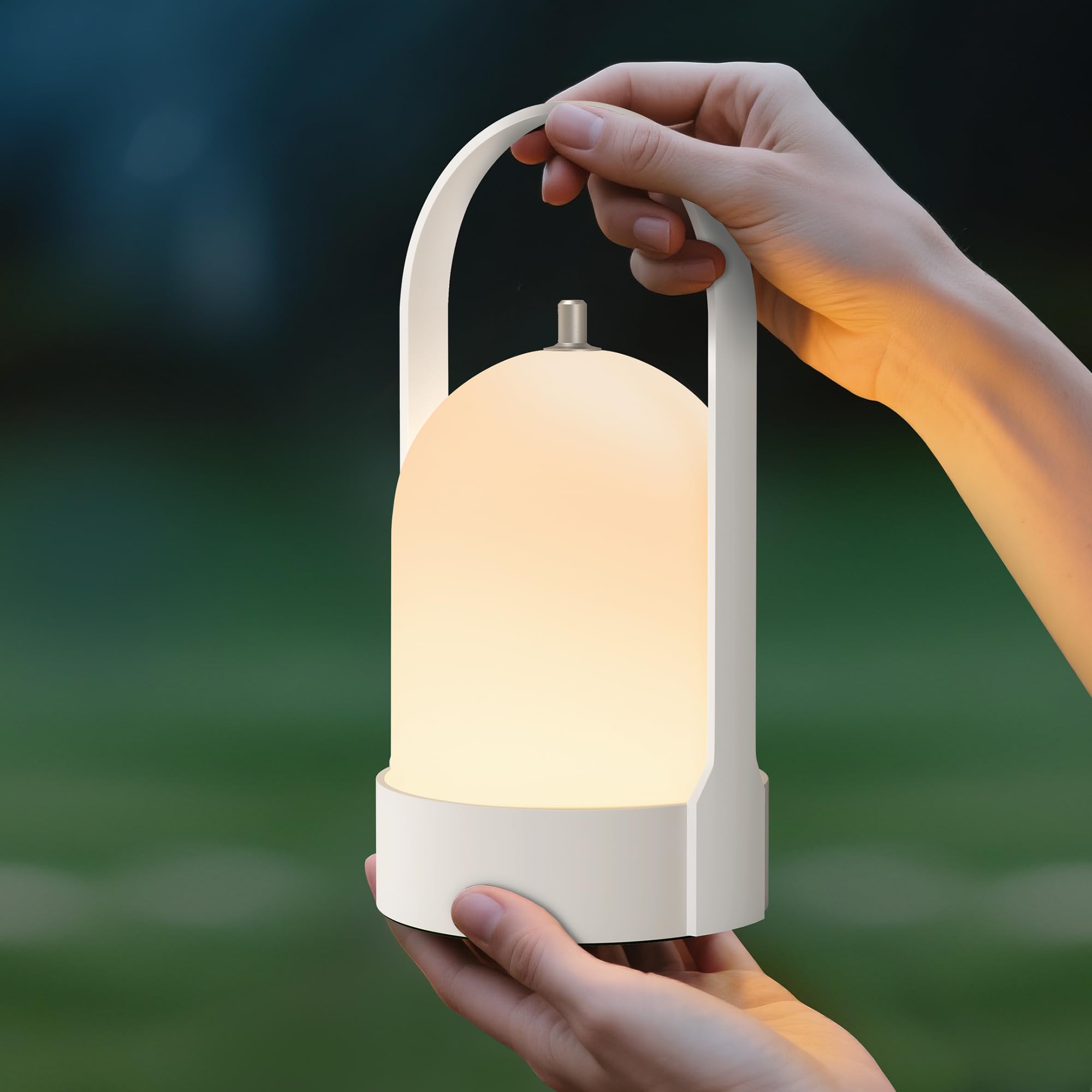 Tubicen Rechargeable Table Lamp Portable 4000mAh Battery Operated 