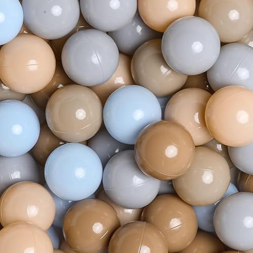 Miniatura 58 de GOGOSO Pelotas para niños pequeños, paquete de 50, 100, 200 bolas de plástico, sin ftalatos, sin BPA, no tóxicas, de 2.2 pulgadas, a prueba