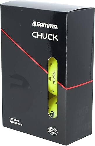 Miniatura 8 de GAMMA Chuck Pickleballs para jugar al aire libre, diseño simétrico de 38 agujeros, bola oficial de DUPR y NPL, aprobada por USAPA para juego de