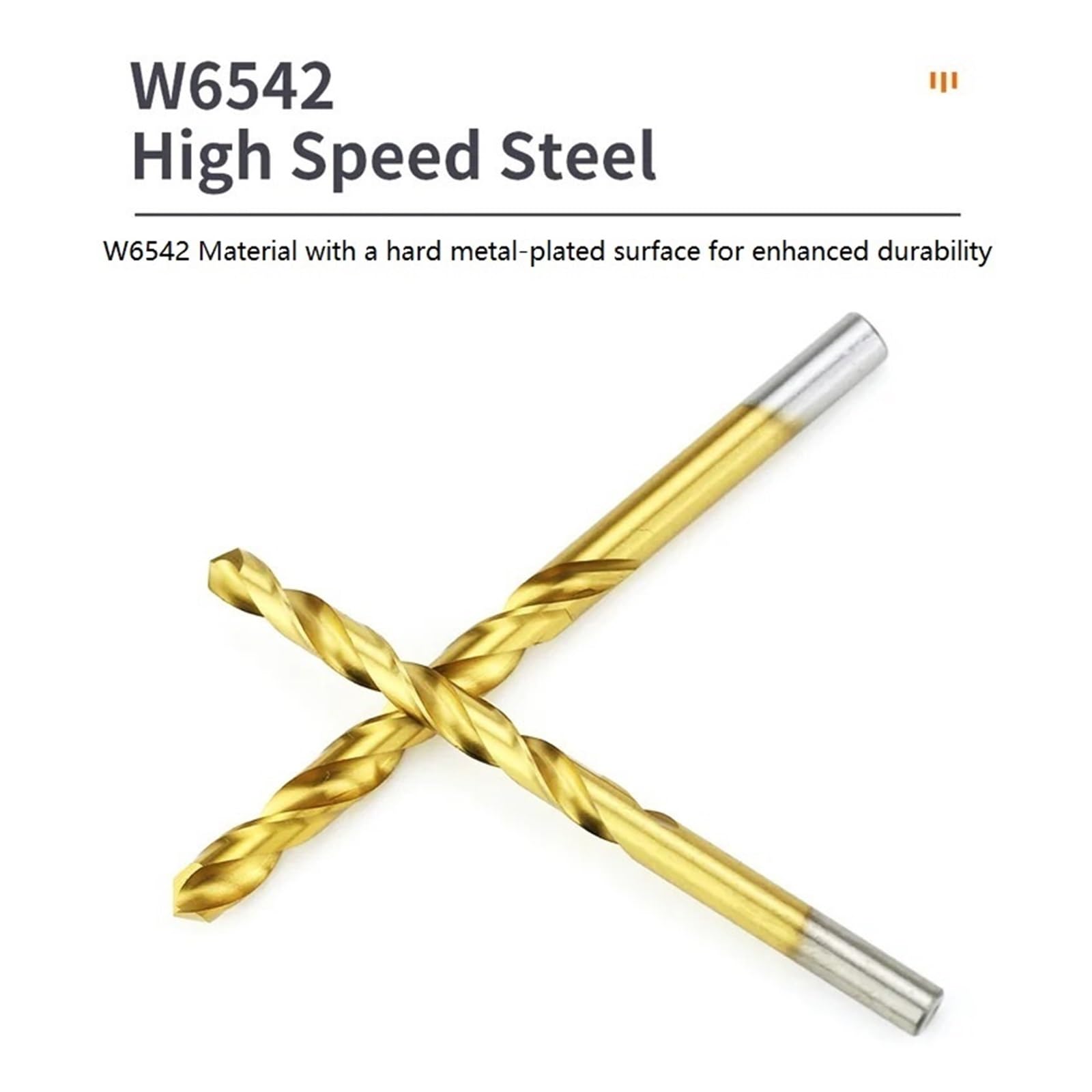 Zestaw 5 wierteł kobaltowych HSS do stali nierdzewnej, metalu i stopów, zestaw narzędzi do wierteł spiralnych ze stali szybkotnącej (6542)(6.0mm)