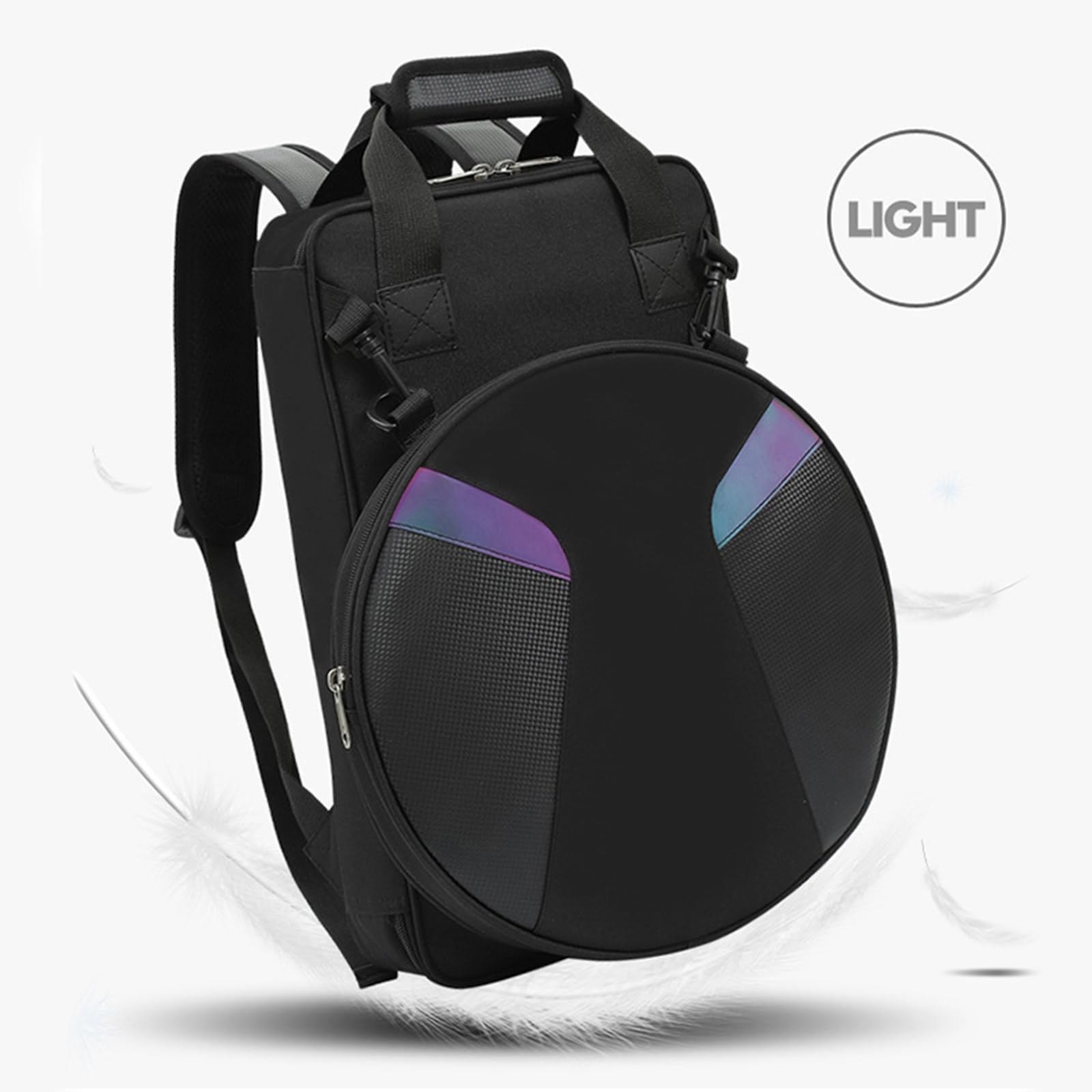 Praktischer 12-Zoll Rucksack für leise Trommeln mit wasserdichtem Design und verstellbarem Schultergurt, geeignet einfachen Tragen einer kompakten Tasche für Trommelausrüstung