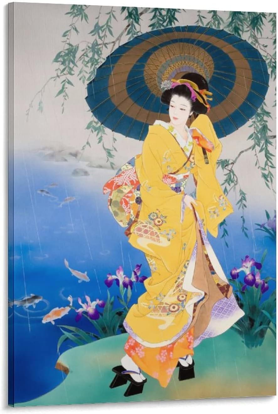 Amazon.co.jp: 森田春代森田晴代ポスターキャンバスアートポスター