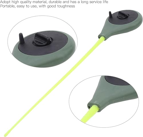 Miniatura 3 de Juego de 4 cañas de pescar en hielo, kit portátil de caña de pescar con puntas de caña, ultraligero, resistente y robusto, estabilidad en invierno