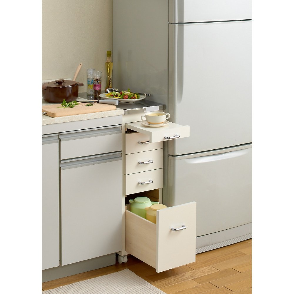 キッチンストッカー ステンレス天板隙間収納 楽天市場】キッチンストッカー ステンレスすき間収納 幅20cm 高