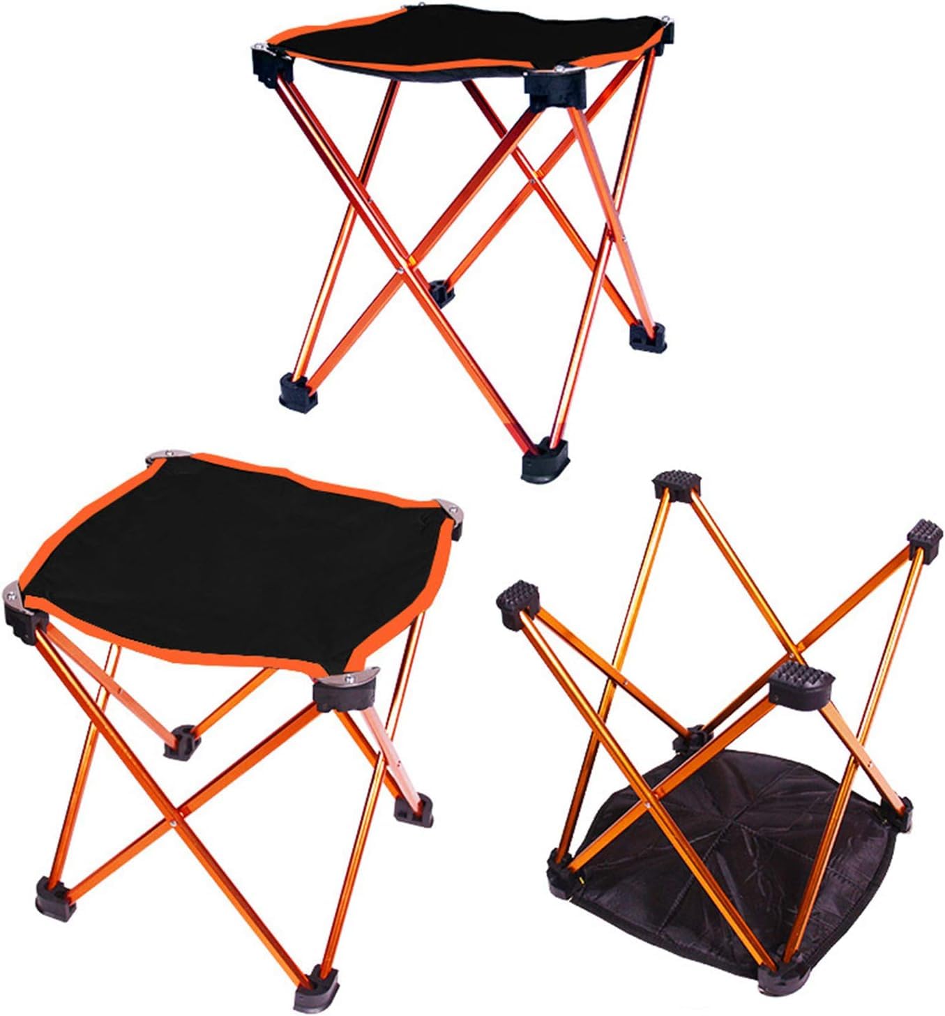 sgabello da campeggio, Sgabello pieghevole portatile, sedie pieghevoli da campeggio all'aperto, sgabelli, for pesca, viaggi, escursionismo, spiaggia, giardino, barbecue