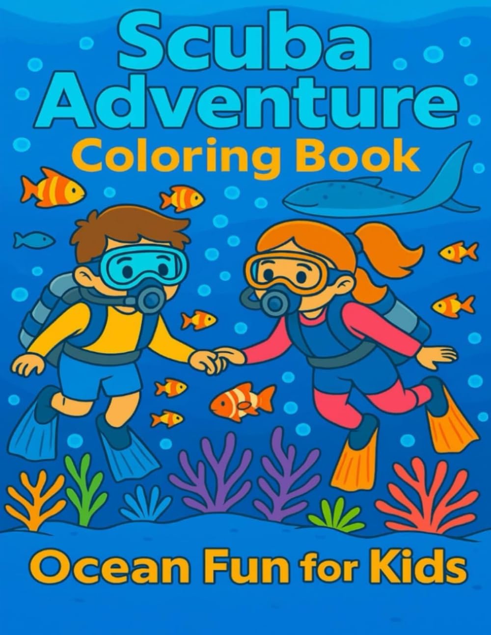 Scuba Adventure Coloring Book: Ocean Fun for Kids (Adventure Fun for Kids Series)