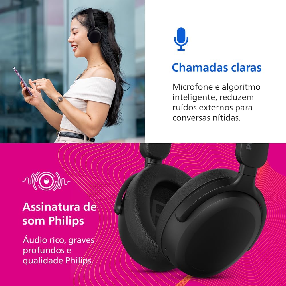 Review Philips TAH2300BK/00: o headphone que vai revolucionar suas horas de música 5 61tLJ96+dXL. AC SL1000