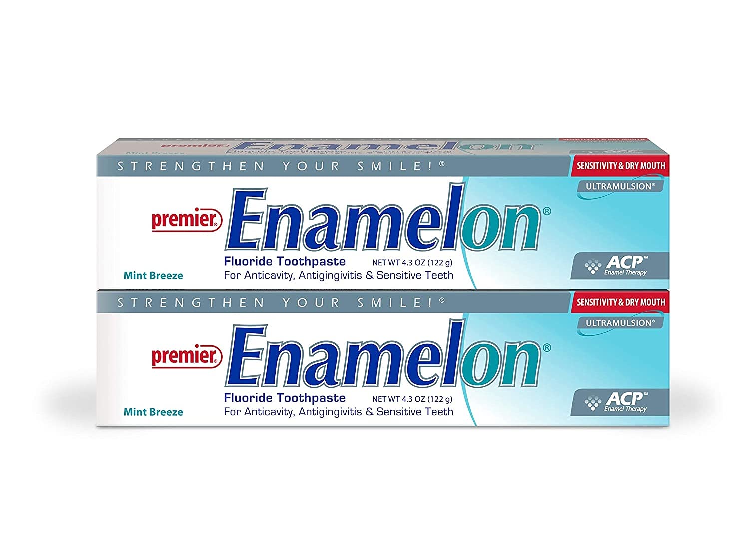 Premier 9007270 Enamelon Toothpaste Mint Breeze, 122 g, White (Pack of