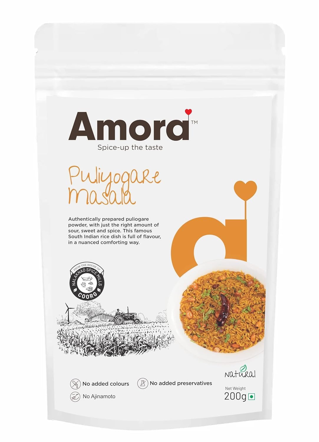 See full amazon price history chart for Amora South Indian Puliyogare Masala Powder - 200g | Tamarind Rice Mix | No Preservatives, No Added Colors Amora South Indian Puliyogare Masala Powder - 200g | Tamarind Rice Mix | No Preservatives, No Added Colors (B0DCG3CYV9) Amazon Price History, Amazon Price Tracker