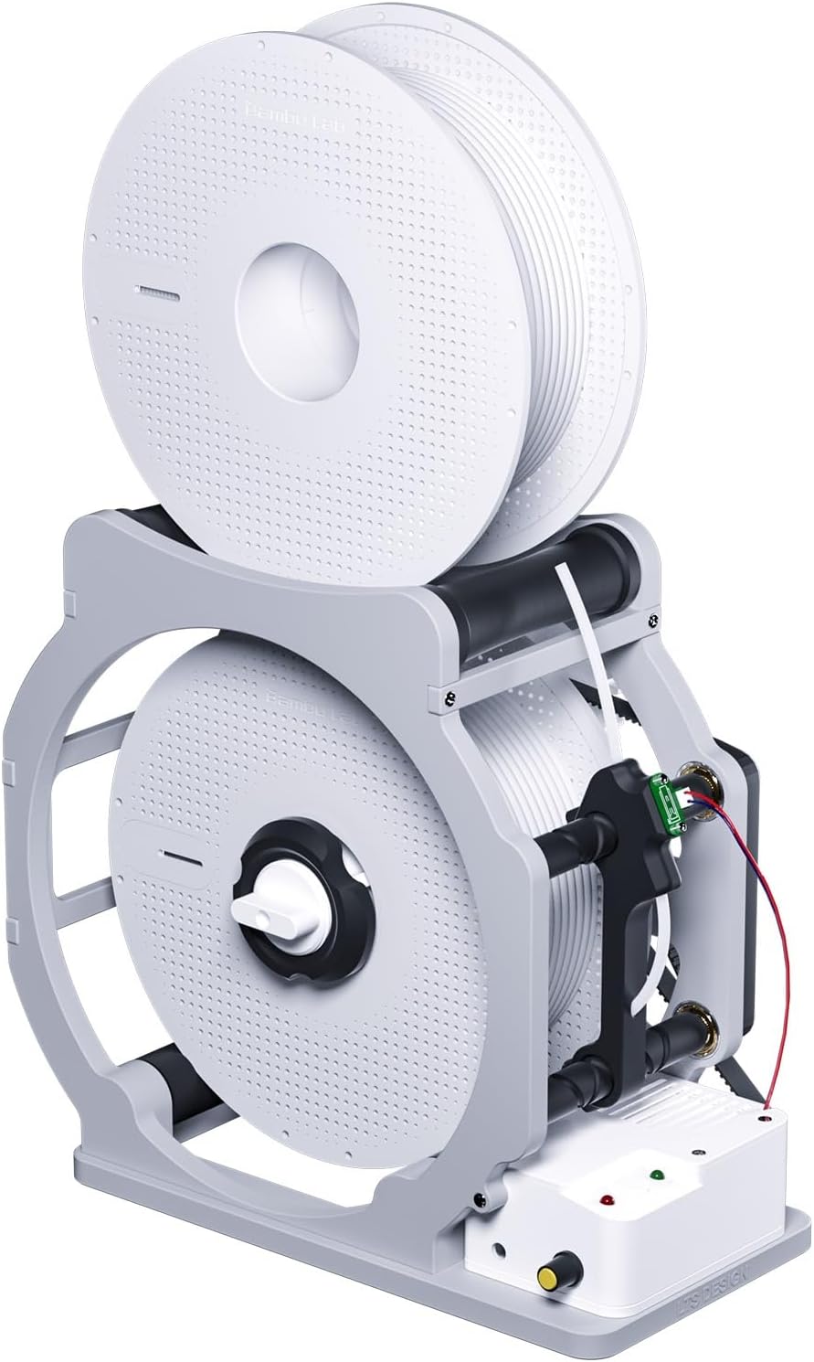 3D Printer Filament Spool Winder, Electric Consumables Winder, 3D Printer Filament Retractor, Auto Start/Stop & Tangle-Free Design, for 1kg Spools, Printing Enthusiasts