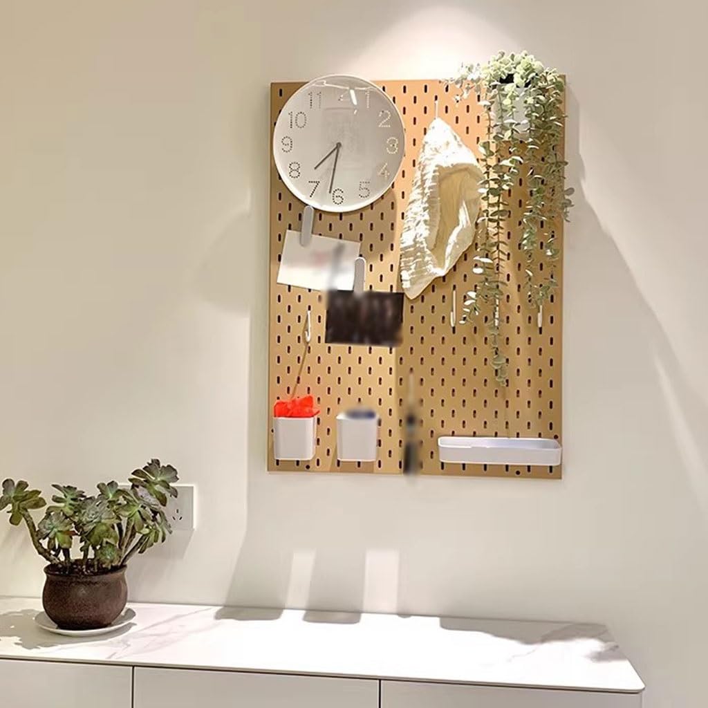 Garagen Werkzeugaufbewahrungs Pegboard, Quadratischer Büro Wandorganisator, 4er-Set