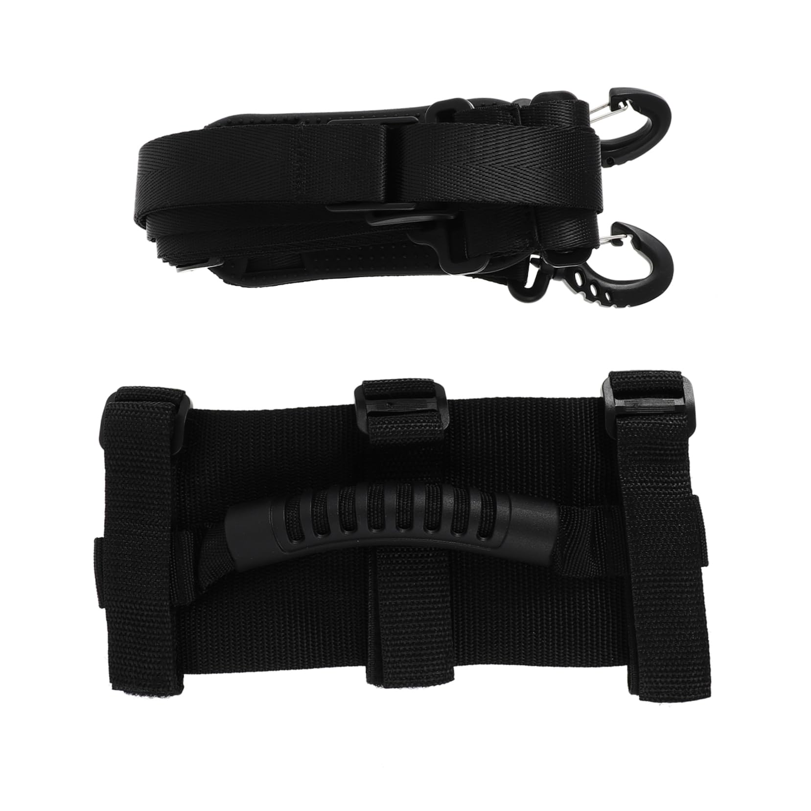 Mipcase Sangle Trottinette Accessoires De Scooter Électrique Sangles De Transport De Scooter Poignées Bandoulière pour Scooter Flotter Serrure De Scooter PP Black