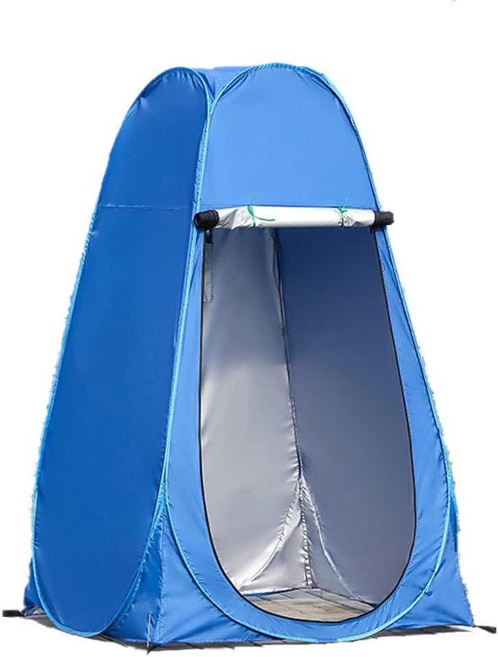 Portable Pop Up Shower Tent Outdoor Privacy Changing Room Camping Fishing Bathing Shelter Blue