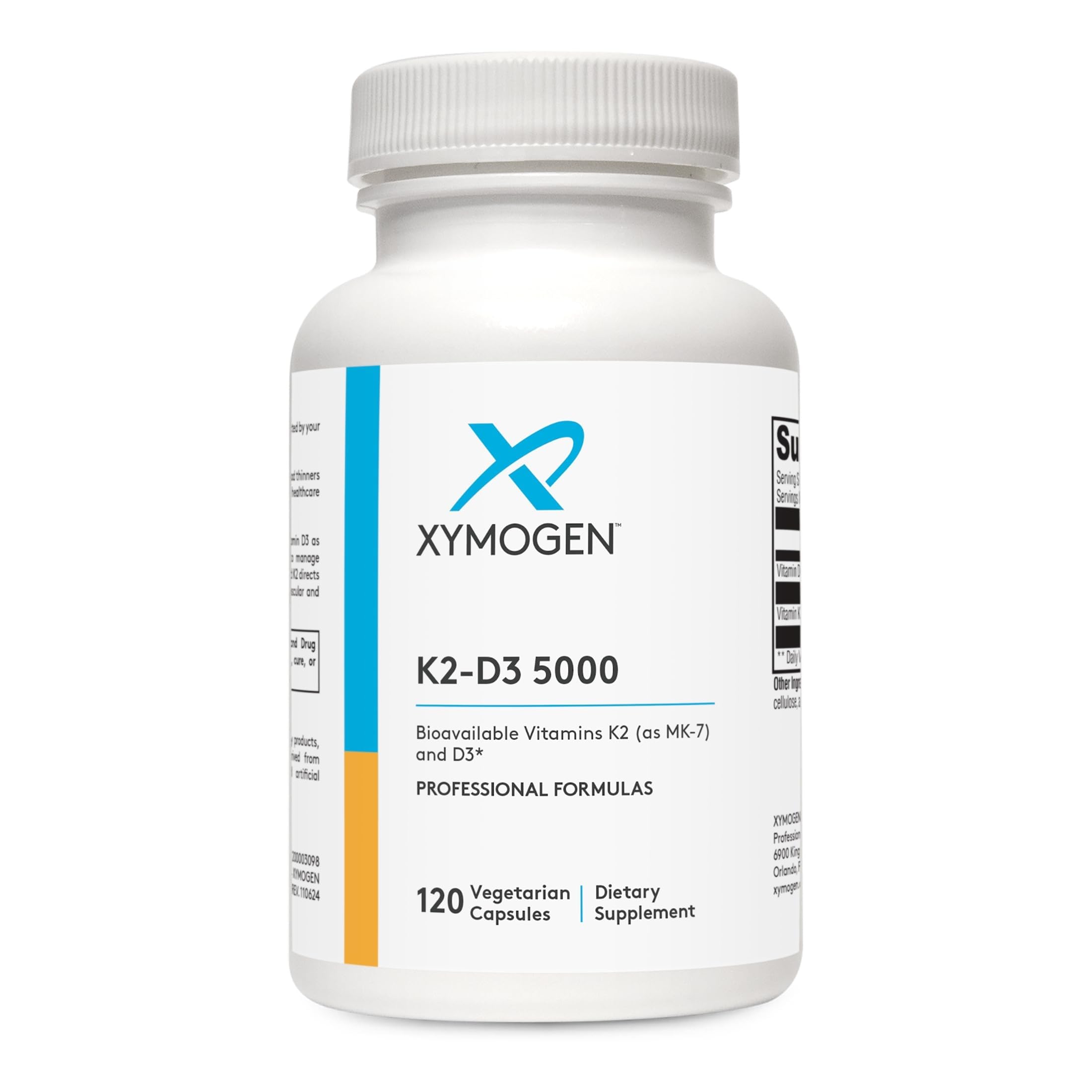 Xymogen K2 D3 5000 Bioavailable Supplement