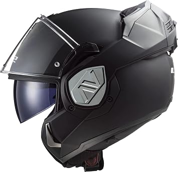 LS2 Klapphelme motorrad ADVANT solid black mat XL