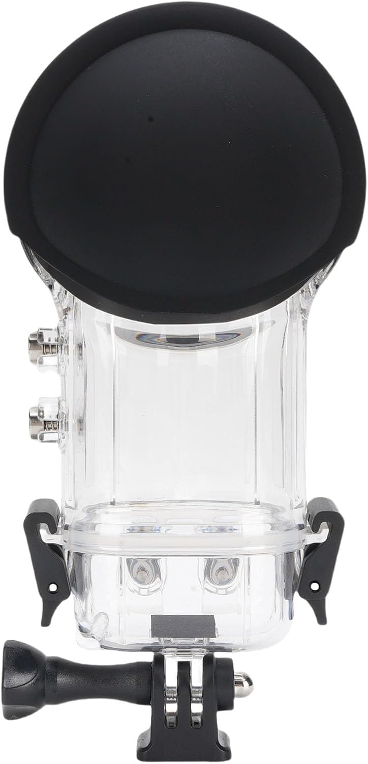 Dive Case for Action Camera, 50m 164ft Underwater Water Proof Diving Housing with Bracket Adapter, Prevent Fog Camera Diving Protective Case for Surfing, Snorkeling