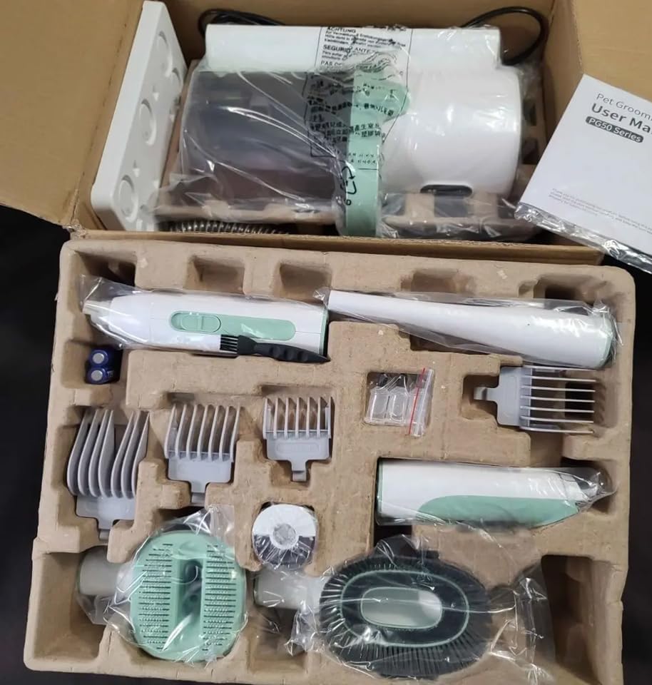 Ultimate Pet Grooming Made Easy: The All-in-One Dog Grooming Vacuum Kit!