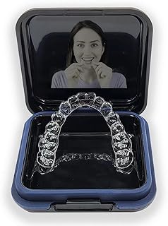 Invisible Mouth Guard Custom Teeth Guard, Ultra Thin Dental Night Guard Clear Dental Day Guard Teeth Protectors Mouthguards for Teeth Grinding (Upper Teeth Guard)