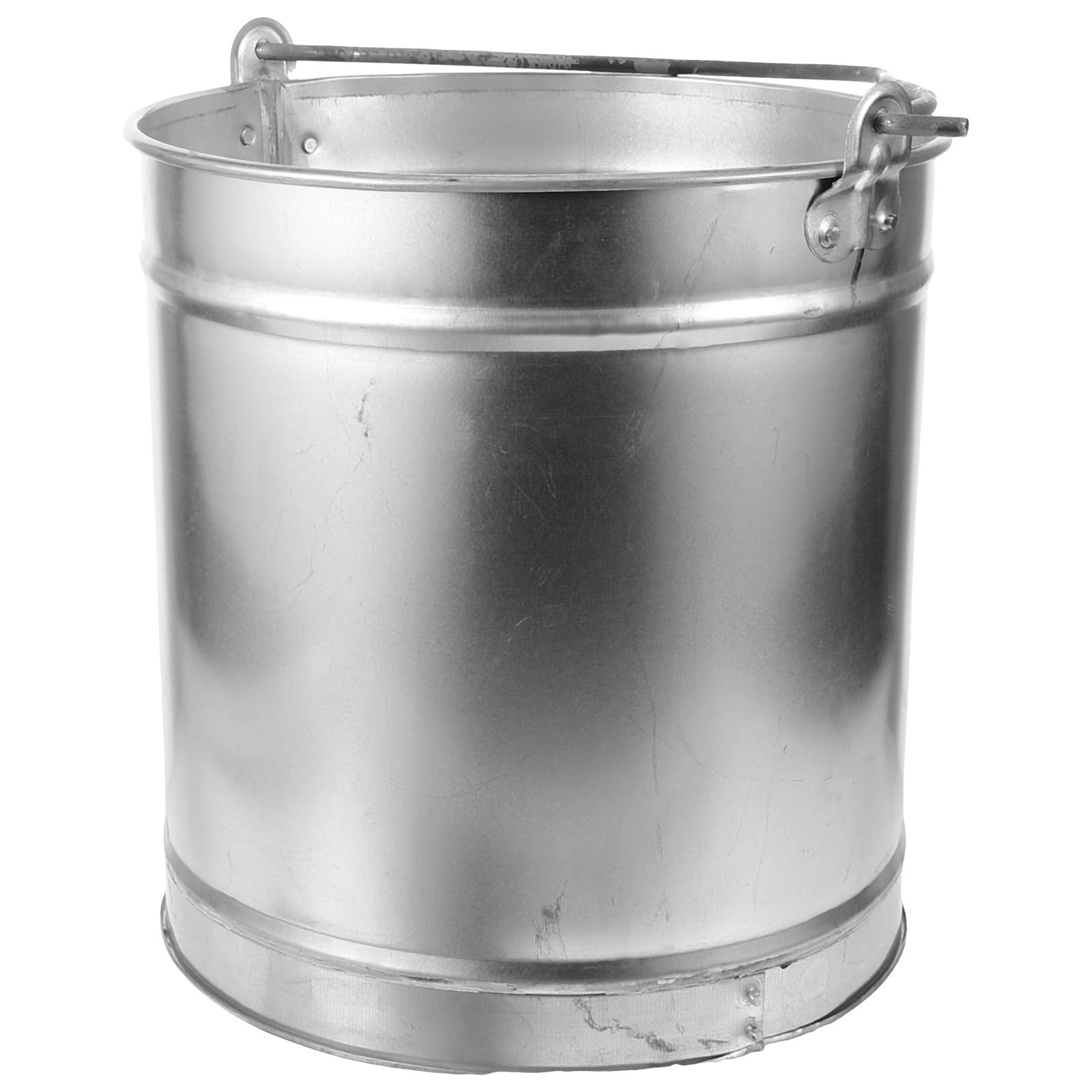 Cubo de Cenizas de Metal Grande de Hierro para Chimenea y Barbacoa