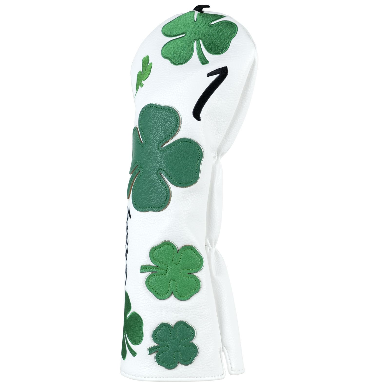 Craftsman Golf White Clover Golf Club Cover for Driver Travel Protector
