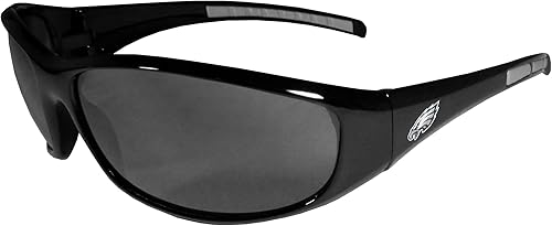 Lentes de sol envolventes de la NFL, Verde, talla única Se ajusta a todos