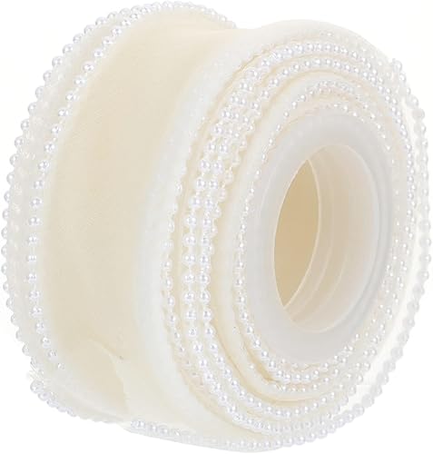 Gadpiparty 1 rollo de cinta de decoración floral para manualidades, cinta de envoltura transparente, decoración de bodas, flores, accesorios