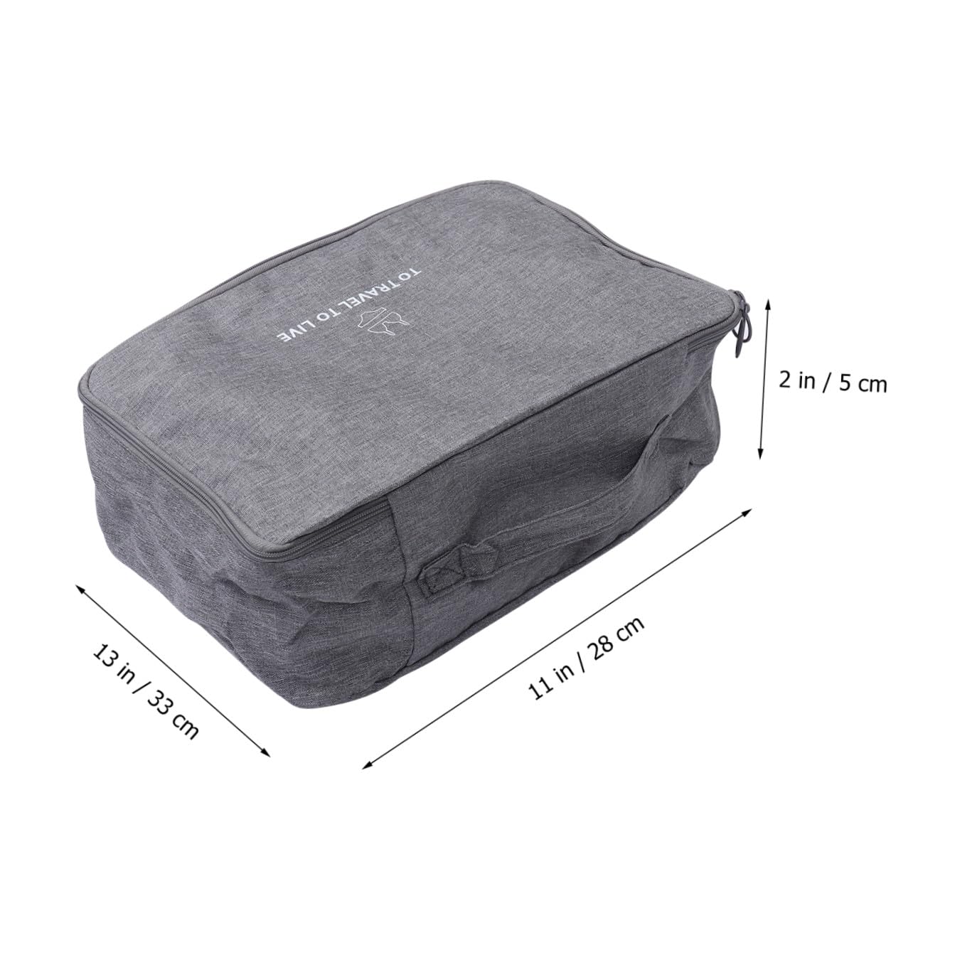 HEMOTON 7 pezzi Organizer da Viaggio in Tessuto con Zip Doppia Sacche Porta Abbigliamento e Intimo per Valigia per Business e Fine Settimana