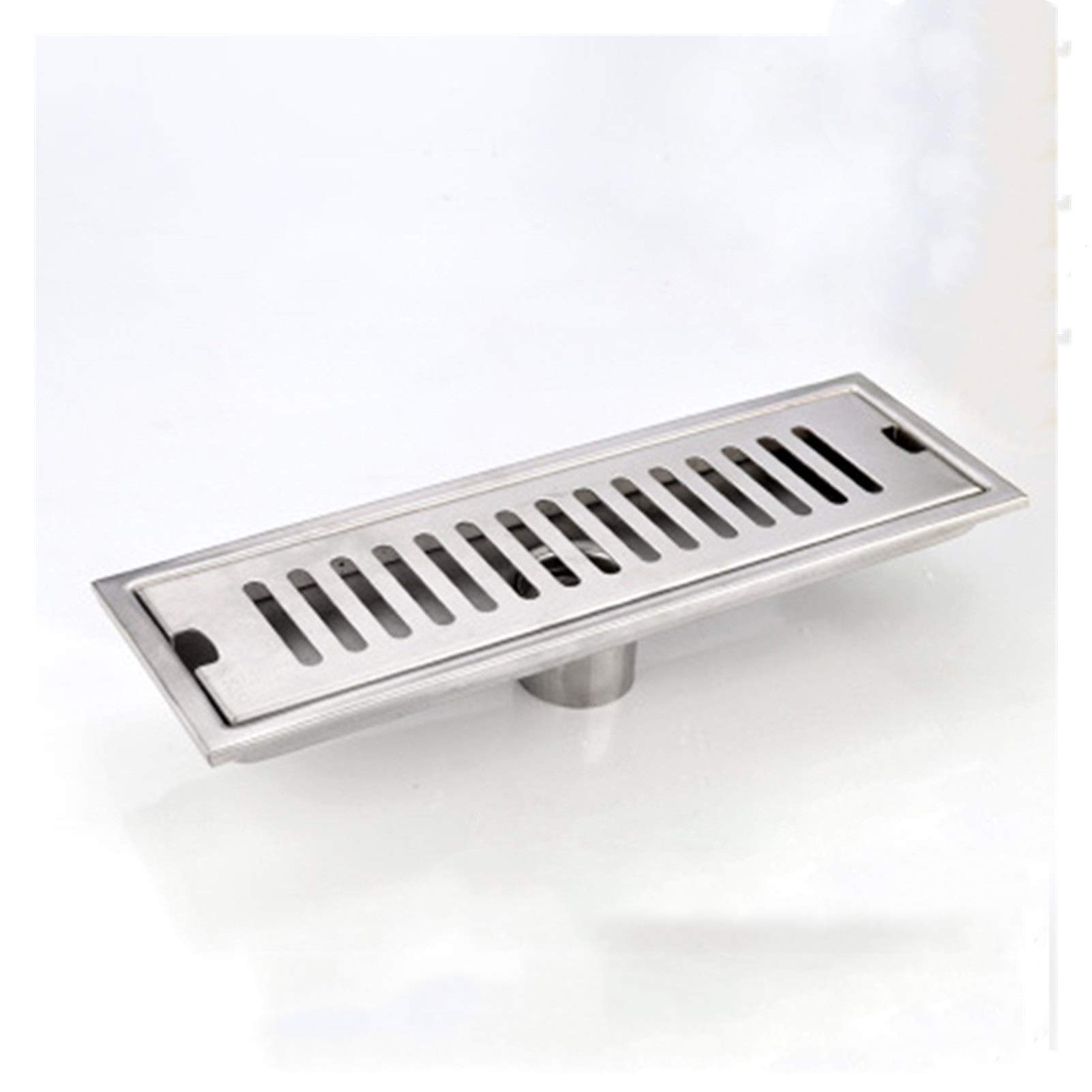 Siphon de sol en acier inoxydable de 100 cm – Long couvercle amovible, siphon efficace pour salles de bains, douches et solutions modernes de drainage de cuisine