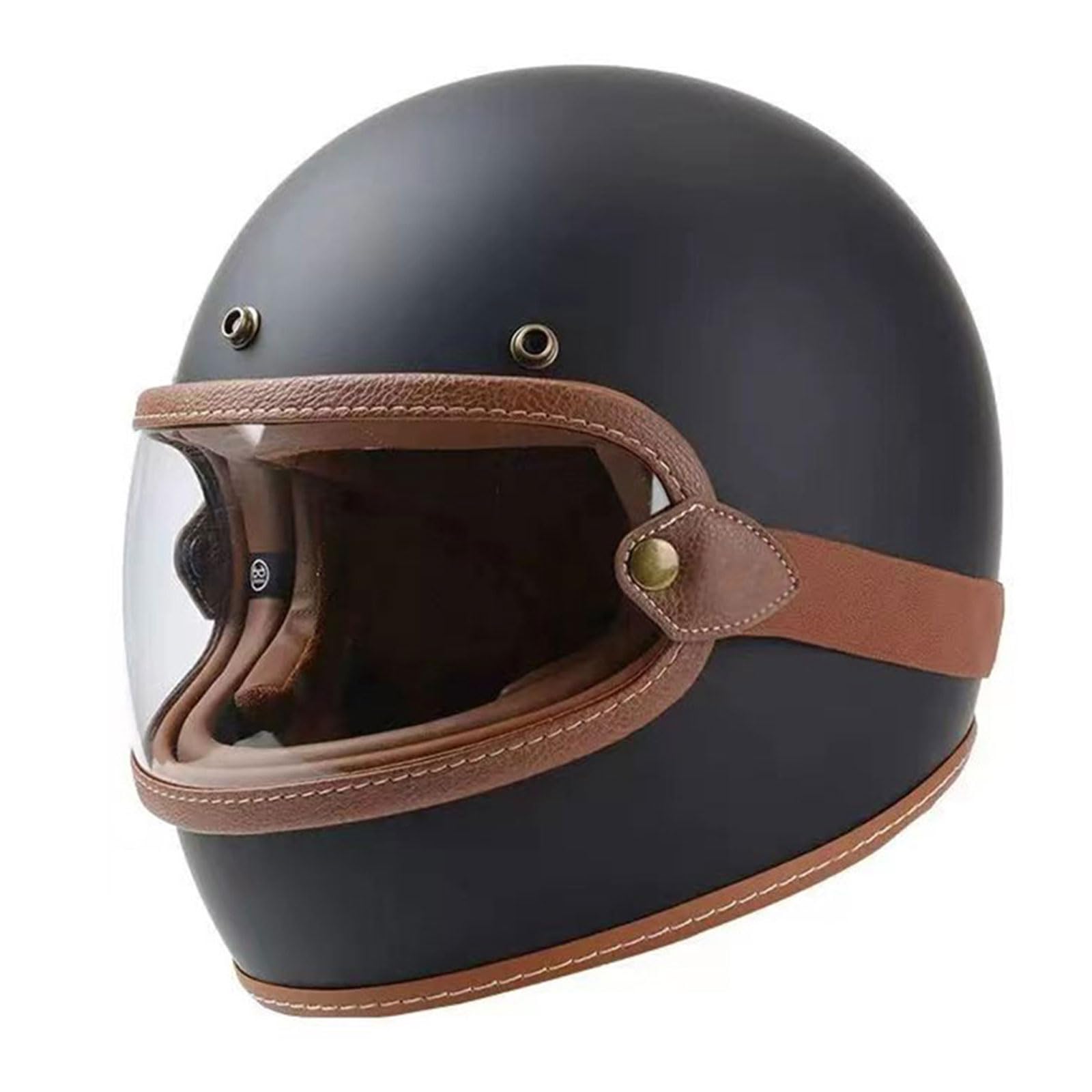 Casques de moto intégraux vintage pour balade en vélo croiseur