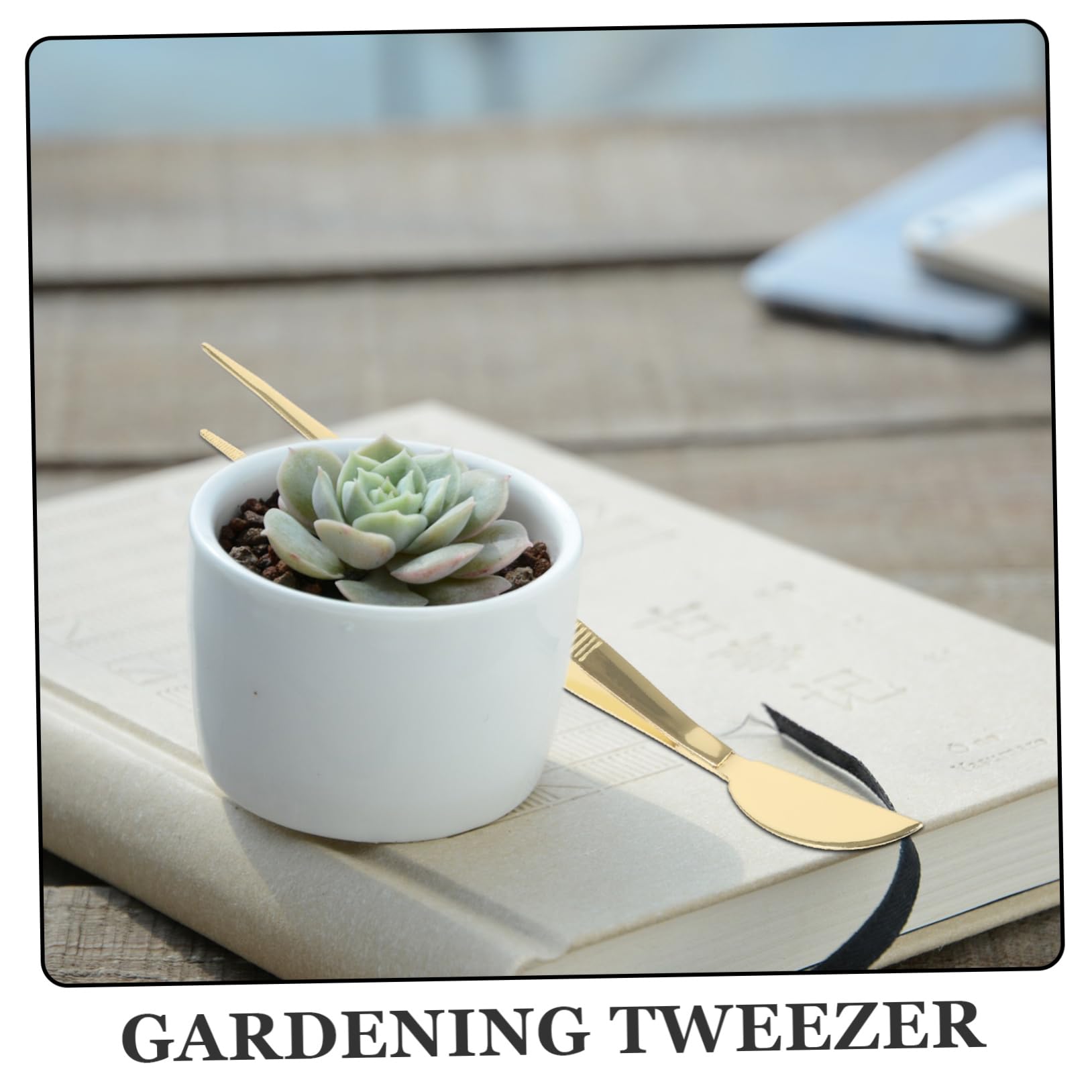 balacoo 4pcs Stainless Steel Bonsai Tweezers Bonsai Pine Tweezers for Beginners