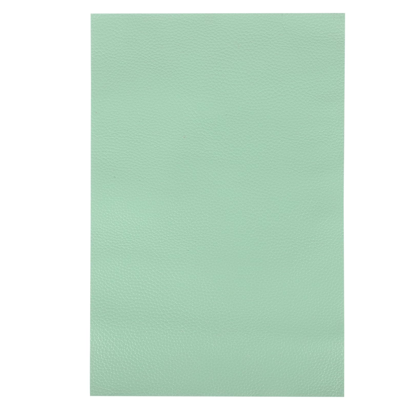 sourcing map Thick Full Grain Leather Sheet, 23.6 x 15.8 Inch Natural Cow Leather 1.5-1.8 mm Fabric Pieces for DIY Craft Furniture Office Belts Notebook Covers,Light Green