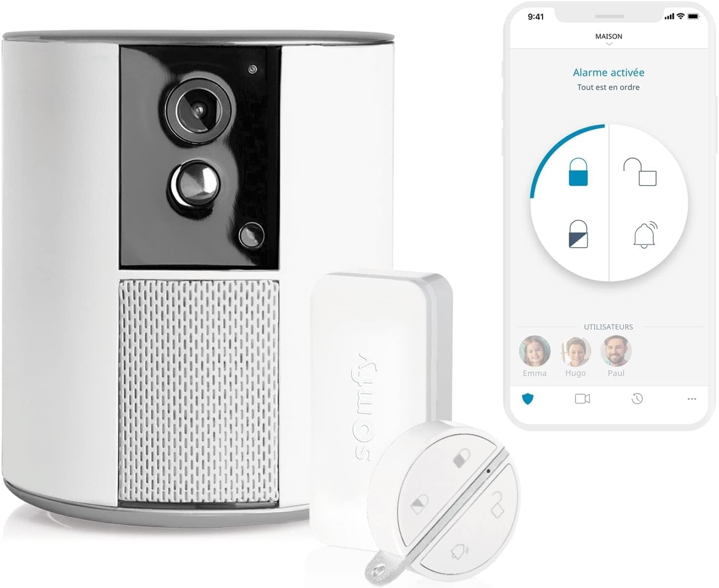 Somfy One+ caméra intégrée