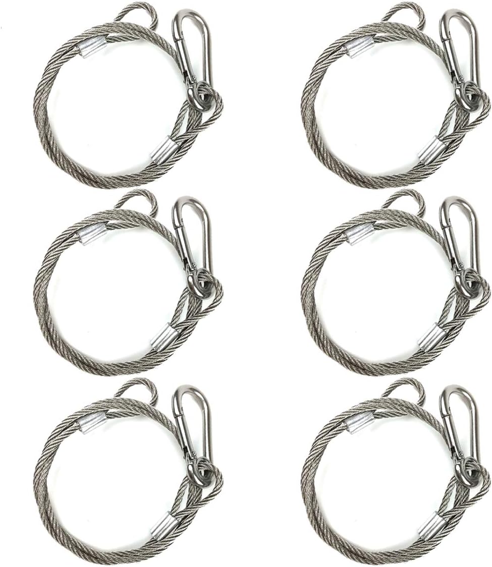 Amazon.com: 10PCS WorldLite Premium Stage Lights Safety Cable, 110lb ...