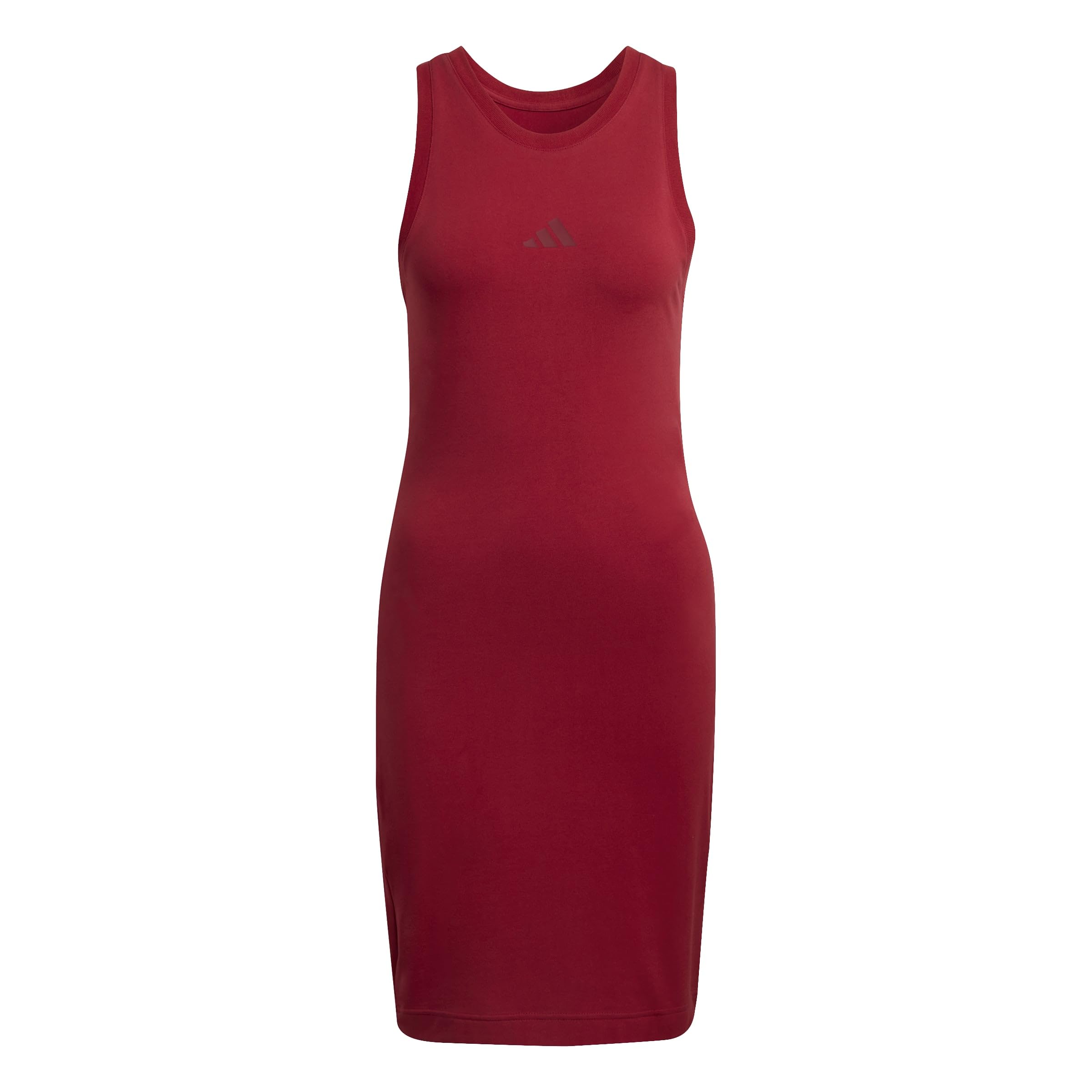 adidas Women's Future Icons Small Logo Dress, Active Maroon, M